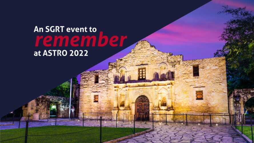 An SGRT event to remember: Sign up for our free evening event at ASTRO 2022