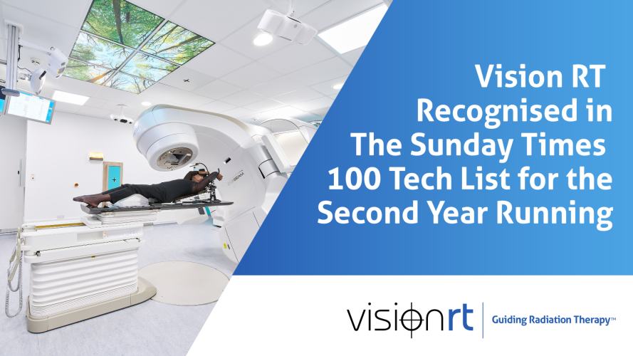 Vision RT Recognised For 2nd Year in a Row, as “One of the UK’s 100 Fastest-Growing Tech Companies”